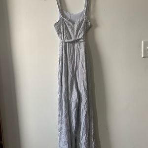 B+W striped jumpsuit